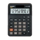 Калькулятор Casio MX-12B для начальной школы (для учеников 4-го класса), компактный, без голосового управления, симпатичный, работает от солнечной энергии и батареек, черный. - изображение 4