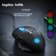 Проводная игровая мышь INPHIC W1 с макронастройкой, эргономичная, тихая, для дома, офиса, ноутбука, настольного компьютера, USB, универсальная, черная. - изображение 6