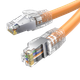 Патч-корд Choseal QS2669CT3J Cat 6a екранований 10 Гбіт/с 3 м Помаранчевий - зображення 4