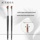 Пензлик для підводки для очей AOLANLA Sickle, 2 шт., ультратонкий пензлик для макіяжу очей, лезо для макіяжу під очима, від сліз до повіки та брів - изображение 4
