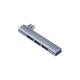 Адаптер USB-хаба Isky, сумісний з лівим краєм, док-станція розширення, конвертер USB на USB 3.0, док-станція розширення для ноутбука, розгалужувач-хаб на чотири входи - изображение 4