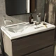 Умывальник мебельный GoodHome Kentia 80 см керамический прямоугольный белый - изображение 3