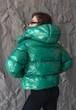 Зимова куртка Mila Nova К-395 44 зелений - изображение 4