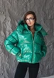 Зимова куртка Mila Nova К-395 44 зелений - изображение 6