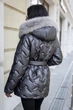Зимова куртка Mila Nova К-328кап 44 графіт - изображение 2