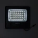 Світлодіодний прожектор на сонячній батареї 300 Вт 270 LED SMD корпус IP67 автономне вуличне світло для автостоянки теплиці та виробничого двору з пультом зміною режимів і таймером Чорний - зображення 2