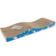 Happet Картонная когтеточка "NALA"+Кошачья мята, 43x12,5x5см (DK03) - изображение 1
