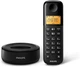 Беспроводной стационарный телефон Philips D160 Duo (D1602B/01) черный 2 трубки экран 1.6" подсветка Caller ID режим ECO интерком стандарт DECT - Уценка - изображение 5