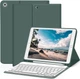 Чехол-клавиатура ZOYU темно-зеленый для iPad 10.2" (7 поколение 2019 / 8 поколение 2020 / 9 поколение 2021) раскладка QWERTZ с держателем для стилуса - Уценка - изображение 1