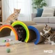 Happet Картонная когтеточка "SARABI"+Кошачья мята, 33x21,5x16см (DK09) - изображение 4