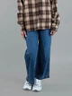 Детские джинсы wide leg для девочки синие широкие (85209) 158 - изображение 5