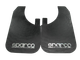 Брызговики SPARCO 430 х 265 мм, универсальные, чёрные, к-кт 4шт, мягкий капрон (28659) - изображение 2