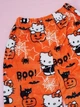 Штаны плюшевые пижамные оранжевого цвета Hello Kitty Helloween, теплые домашние штаны Хеллоу Китти Хеллоуин, S-M - изображение 2