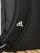 Рюкзак Adidas черный с фирменными полосками, городской, спортивный, с карманами на молнии - изображение 7
