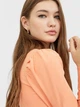 Кардиган вязаный женский Stradivarius 1506/730/340-ACVZ персиковый размер S приталенный крой с рукавами буф на пуговицах - изображение 3