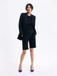 Шорты-бермуды Zara черные прямого кроя длиной до колен размер XS модель 4387/535/800-AAAD из полиэстера вискозы и эластана - изображение 2