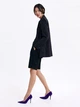 Шорты-бермуды Zara черные прямого кроя длиной до колен размер XS модель 4387/535/800-AAAD из полиэстера вискозы и эластана - изображение 3