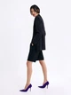 Шорты-бермуды Zara черные прямого кроя длиной до колен размер XS модель 4387/535/800-AAAD из полиэстера вискозы и эластана - изображение 6