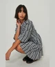 Міні-сукня NA-KD Check Smock Mini Dress чорно-біла в клітинку міні об'ємні рукави-буф з еластичними манжетами EU 36 - зображення 1