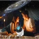 Детский ночник проектор звездного неба + 12 картриджей Galaxy Projector сетевой светильник ночной для детей спальни с проекцией планетарий для спальни ночник звездное небо детский Белый - изображение 6