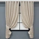 Комплект коротких штор VR-Textil Лен мрамор Pavliani VO № 1767ш бежевый 130х170 см 2 шт (35-0463) - изображение 1