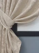 Комплект коротких штор VR-Textil Лен мрамор Pavliani VO № 1767ш бежевый 130х170 см 2 шт (35-0463) - изображение 4