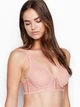 Бюстгальтер Victoria's Secret Very Sexy Demure Pink Unlined Mesh Fullcoverage Plunge Bra 34 DD Рожевий (24644242) - изображение 1