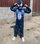 Карнавальний дитячий костюм венома для хлопчика маска веном косплей venom із м'язами XS зріст 100 - 110 см марвел - зображення 2