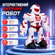 Интерактивный робот Robot-Q9 606-3 на радиоуправлении 2,4 ГГц со световыми эффектами и программированием Танцующая музыкальная игрушка с пультом для детей от 6 лет - изображение 1