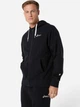 Толстовка на флисе, на молнии мужская ASICS Logo Fleece Full Zip Hoodie 2031F325-001 L Черная (4571633453212) - изображение 1