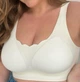 Безшовний топ-бюстгальтер 8095 Lora Iris молочний 4XL - зображення 2