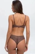 Комплект білизни: бюстгальтер push-up та бразиліани 9481 Balaloum шоколад 85C/XL - зображення 2