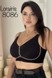 Ажурный топ-бюстгальтер 8086 Lora Iris черный 3XL - изображение 1