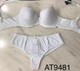 Комплект білизни: бюстгальтер push-up та бразиліани 9481 Balaloum білий 85C/XL - зображення 9