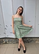 Сарафан женский в мелкие цветочки G&N Зеленый 18155 S (укр 42-44) - изображение 4