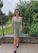 Сарафан женский в мелкие цветочки G&N Зеленый 18155 S (укр 42-44) - изображение 8