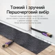 Сетевой патч-кабель Vention 1 м Cat 7 RJ45 8P8C до 10 Гбит/с 600 МГц U/FTP плоский черный (ICABF) - изображение 3