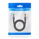 Сетевой патч-кабель Vention 1 м Cat 7 RJ45 8P8C до 10 Гбит/с 600 МГц U/FTP плоский черный (ICABF) - изображение 5