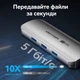 Док-станция USB-C Vention кабель 0,15 м 9-в-1 1 порт HDMI до 4K@60 Гц 3 порта USB-A USB 3.0 до 5 Гбит/с 1 порт RJ-45 до 1 Гбит/с 1 вход PD до 100 Вт 1 слот SD + 1 слот microSD аудиопорт TRRS 3,5 мм OMTP + CTIA серый (TQLHB) - изображение 7