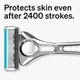 Станок для бритья мужской Schick Quattro Titanium 4 лезвия 1 ручка и 4 сменные картриджи - изображение 3
