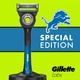 Станок для бритья мужской Gillette Labs NFL Lions Edition 4 сменные лезвия и магнитная подставка - изображение 7