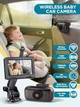 Автомобільна камера для дитини NUOTUN ABS-61, 1080P, монітор 4,3", 2.4 ГГц, 32 ГБ, нічне бачення - зображення 2