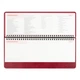 Планинг настольный датированный 2027 Leo Planner Persona 252741 30х14 см 128 листов бордовый - изображение 6