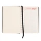 Деловой блокнот твердый А5 датированный 2027 Leo Planner Vector 252760 368 листов черный - изображение 4