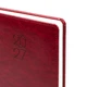 Деловой блокнот твердый А5 датированный 2027 Leo Planner Vector 252757 368 листов бордовый - изображение 2