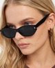 Женские поляризационные солнцезащитные очки Nordvik Audrey ретро узкие Cat Eyes с защитой UV400 Black - изображение 4