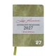 Деловой блокнот мягкий А6 датированный 2027 Leo Planner Prime 252736 352 листа оливковый - изображение 1