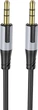 Аудиокабель Borofone BL19 Creator AUX audio cable Black (6941991108310) - изображение 3