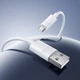 Кабель Borofone BX123 Leya silicone charging data cable Type-C White (6941991124228) - изображение 4