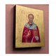 Писана грецька ікона Святий Миколай Чудотворець 15×19 см - зображення 2